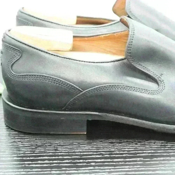 Olivier Sweeney Percotto Men\'s Black Calf Leather Slip On Loafers Shoes Size 8 main image 9